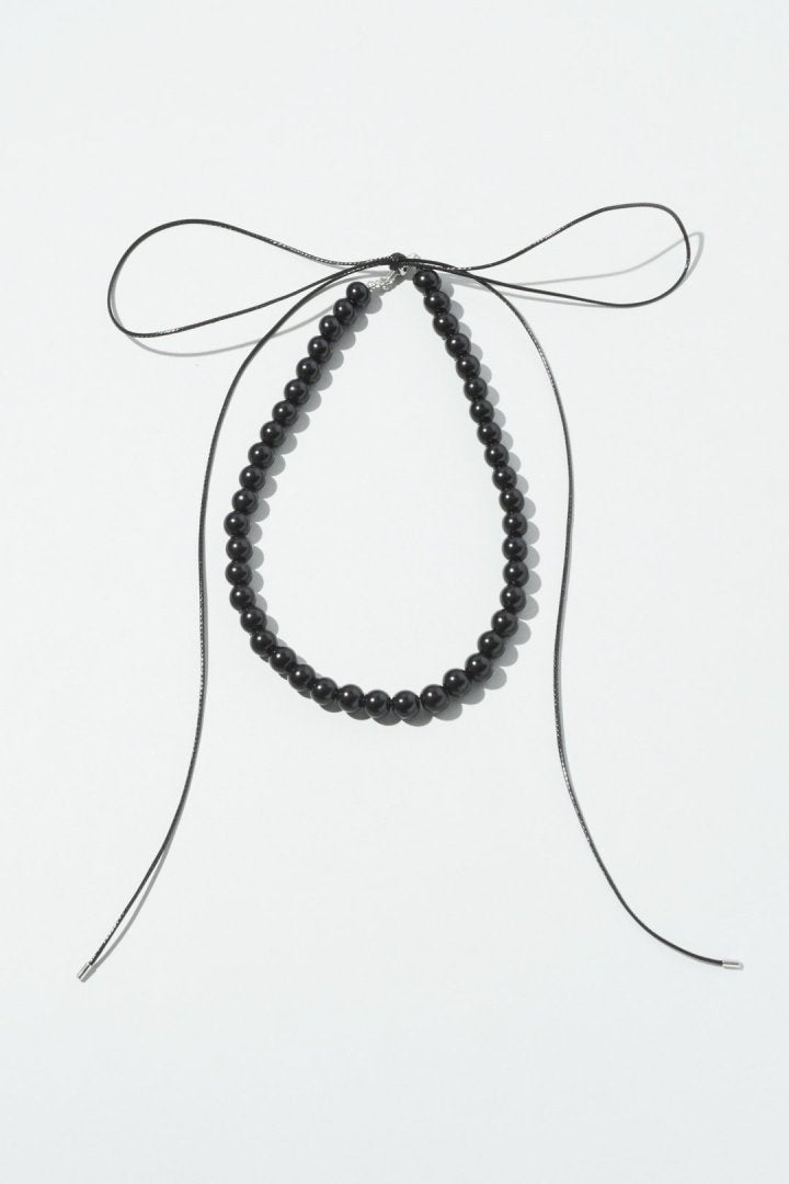 カラー ビーズ コード チョーカー ネックレス