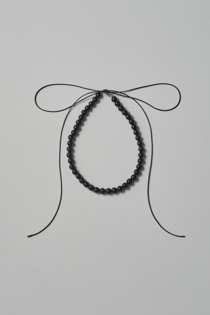 カラー ビーズ コード チョーカー ネックレス