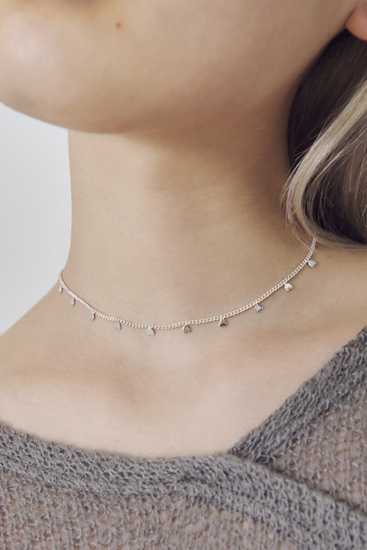 ステーション プチ ハート ネックレス