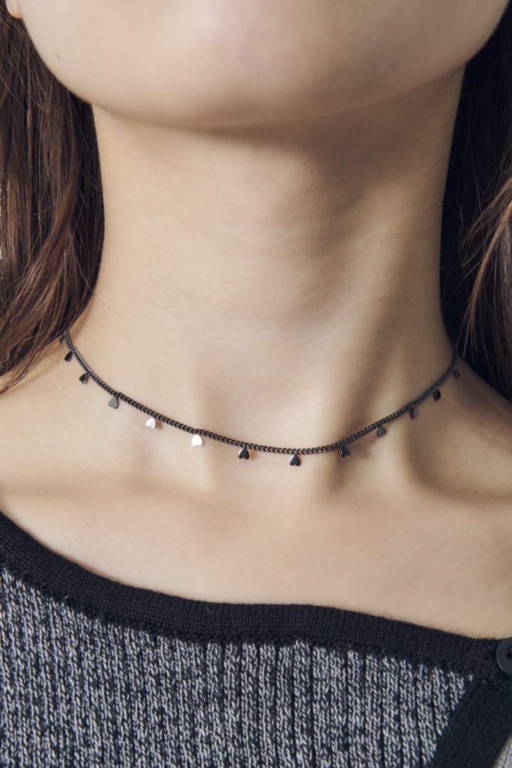 ステーション プチ ハート ネックレス