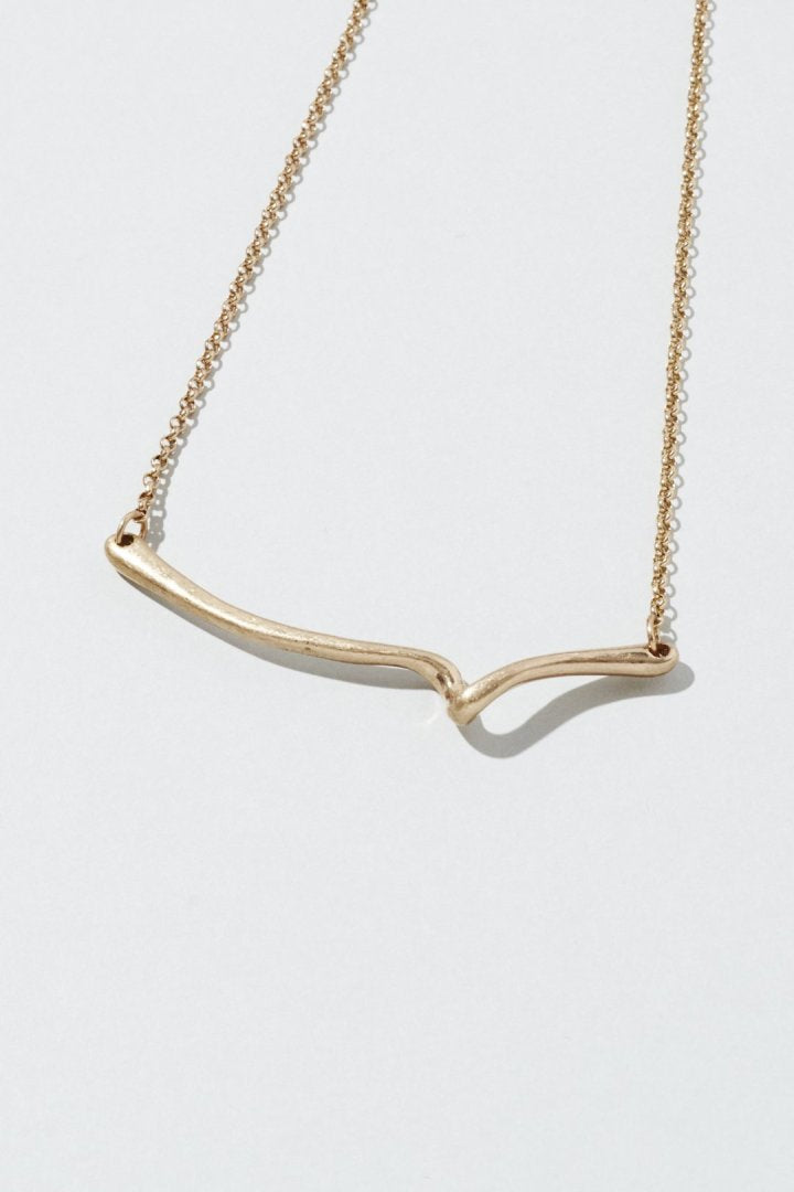 ドローイング メタル ライン ネックレス