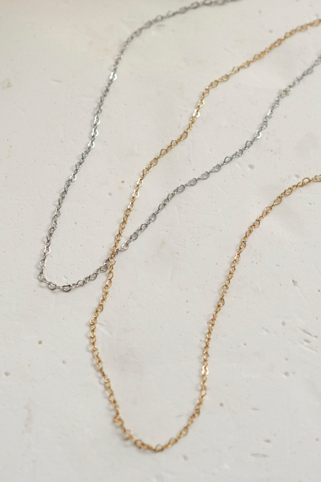 ミニマム ハート チェーン ネックレス