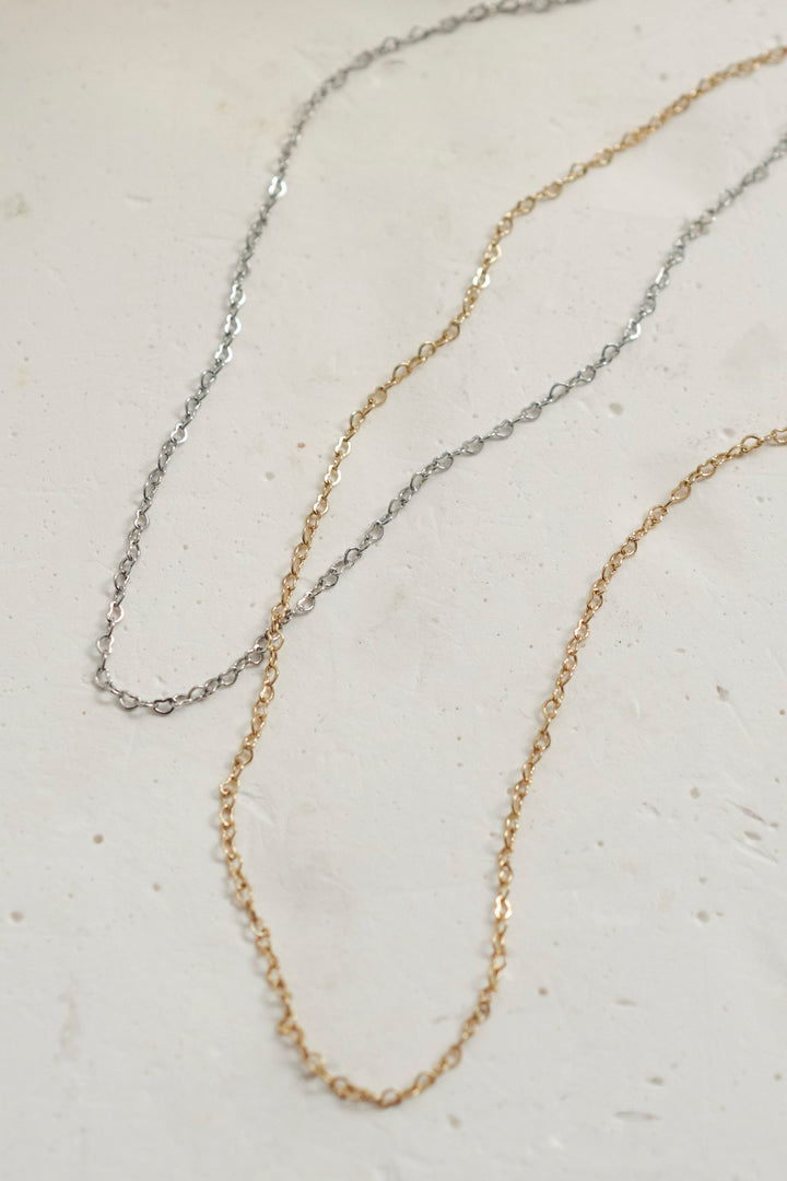 ミニマム ハート チェーン ネックレス