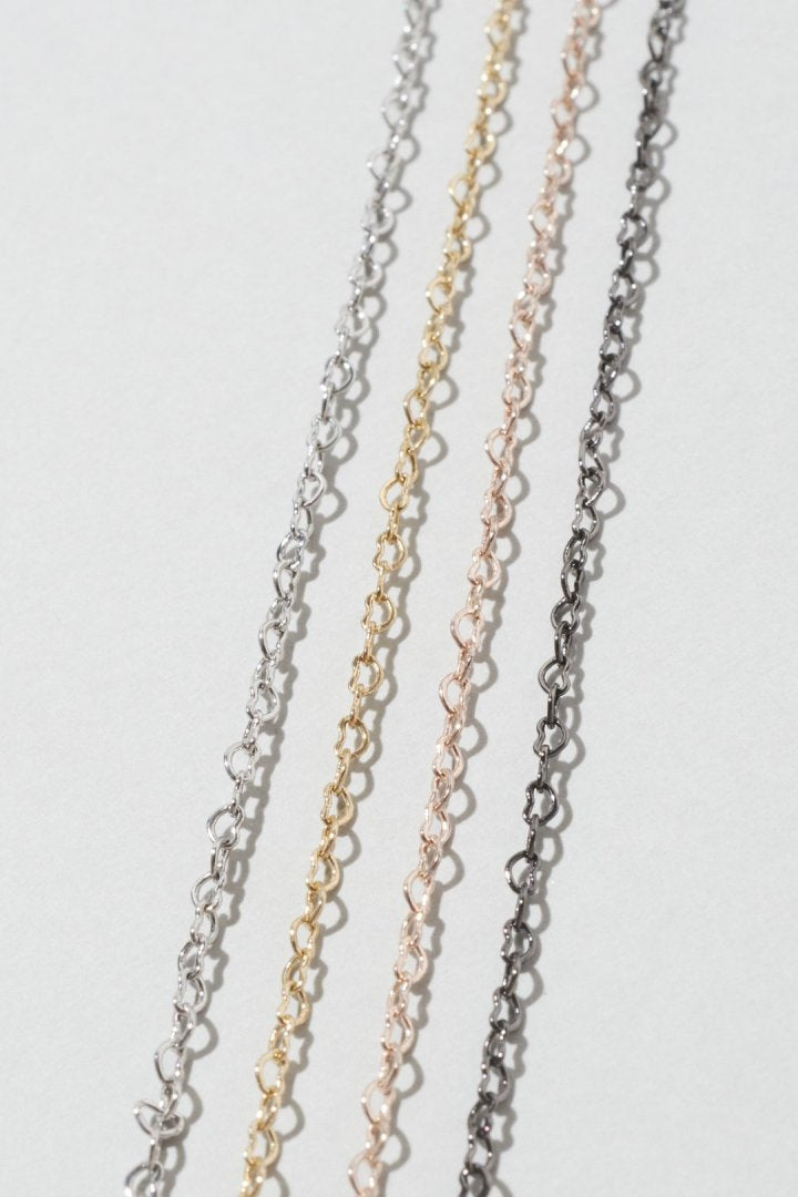 ミニマム ハート チェーン ネックレス