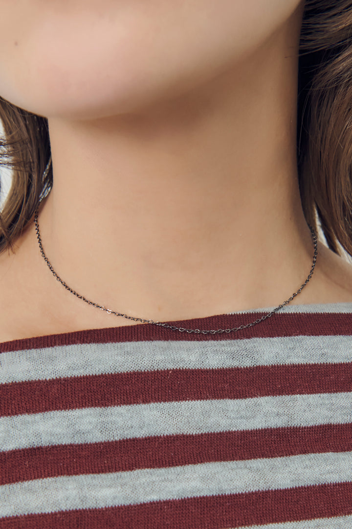 ミニマム ハート チェーン ネックレス