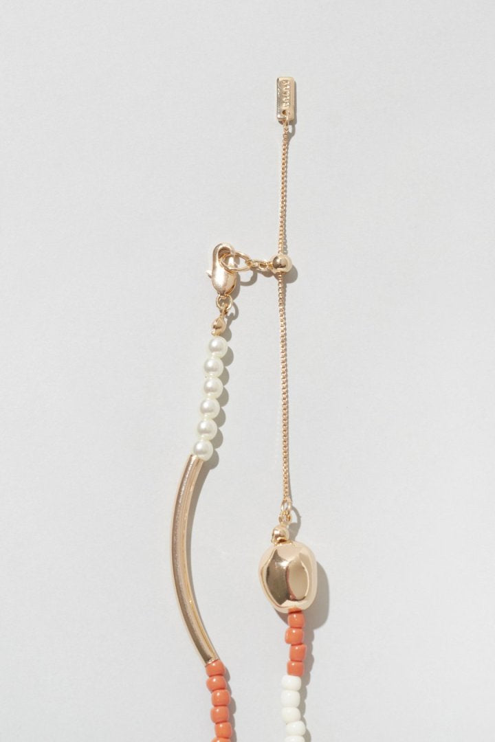 アソートメント カラー ビーズ ネックレス