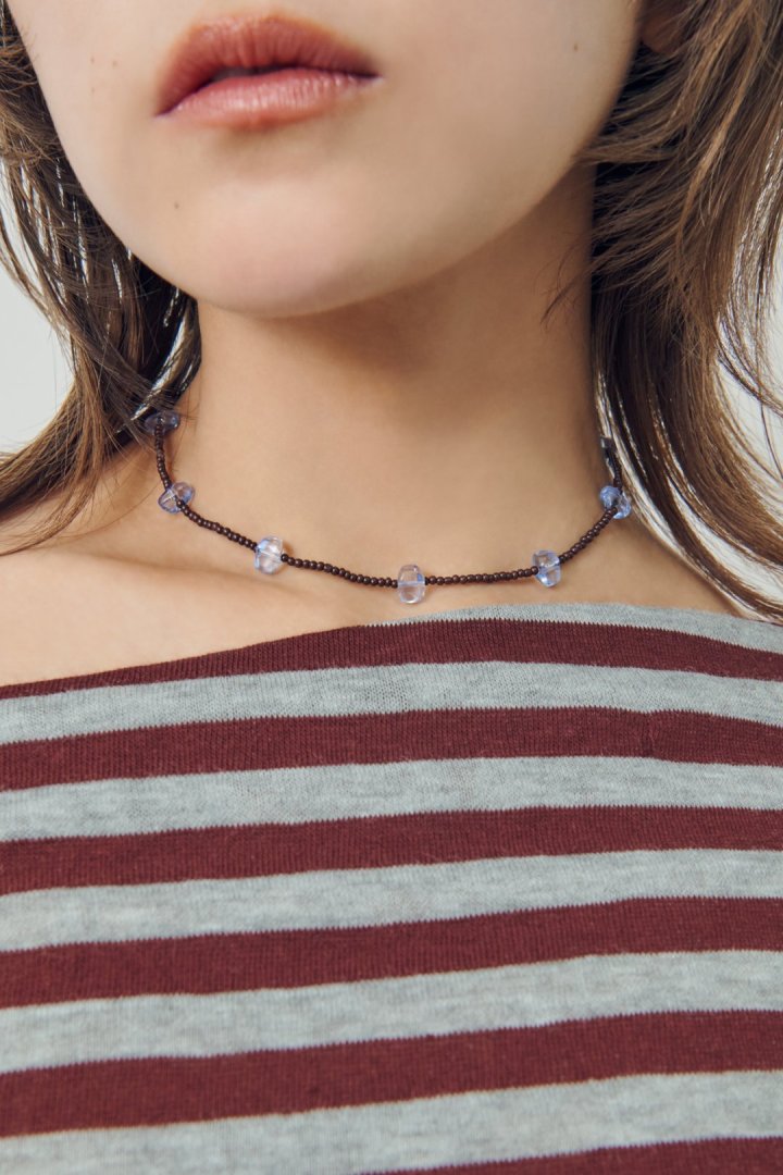 アソートメント バイカラー ビーズ チョーカー