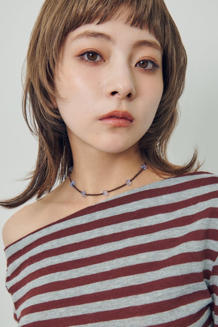 アソートメント バイカラー ビーズ チョーカー