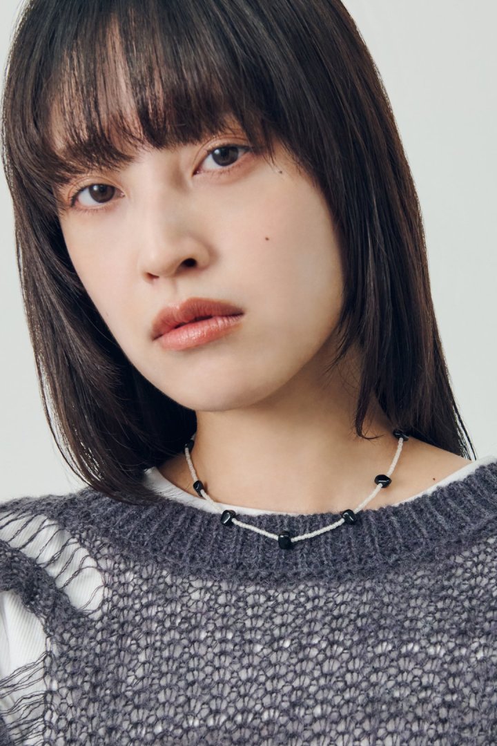 アソートメント バイカラー ビーズ チョーカー