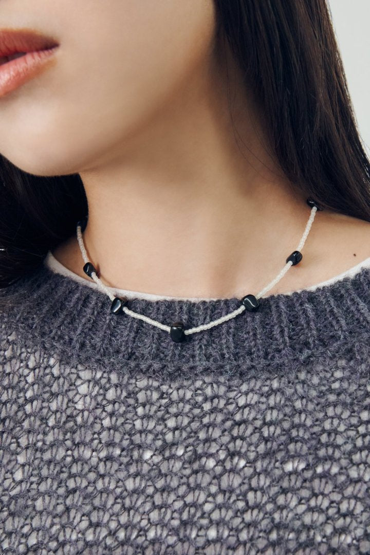 アソートメント バイカラー ビーズ チョーカー