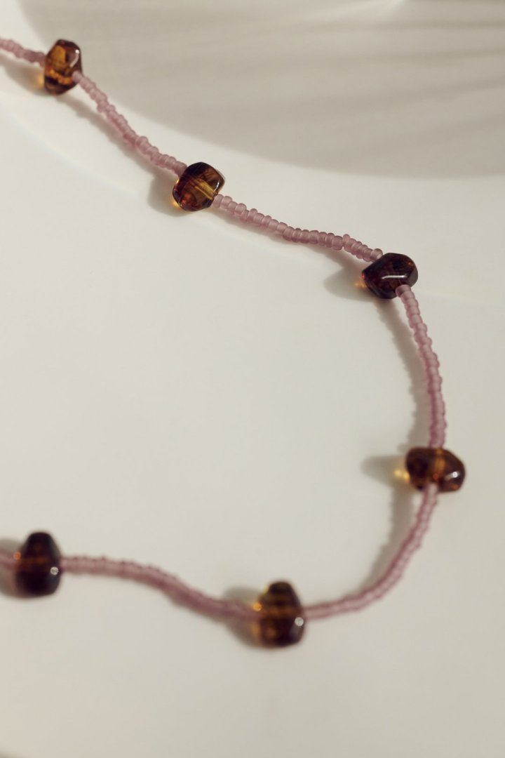 アソートメント バイカラー ビーズ チョーカー