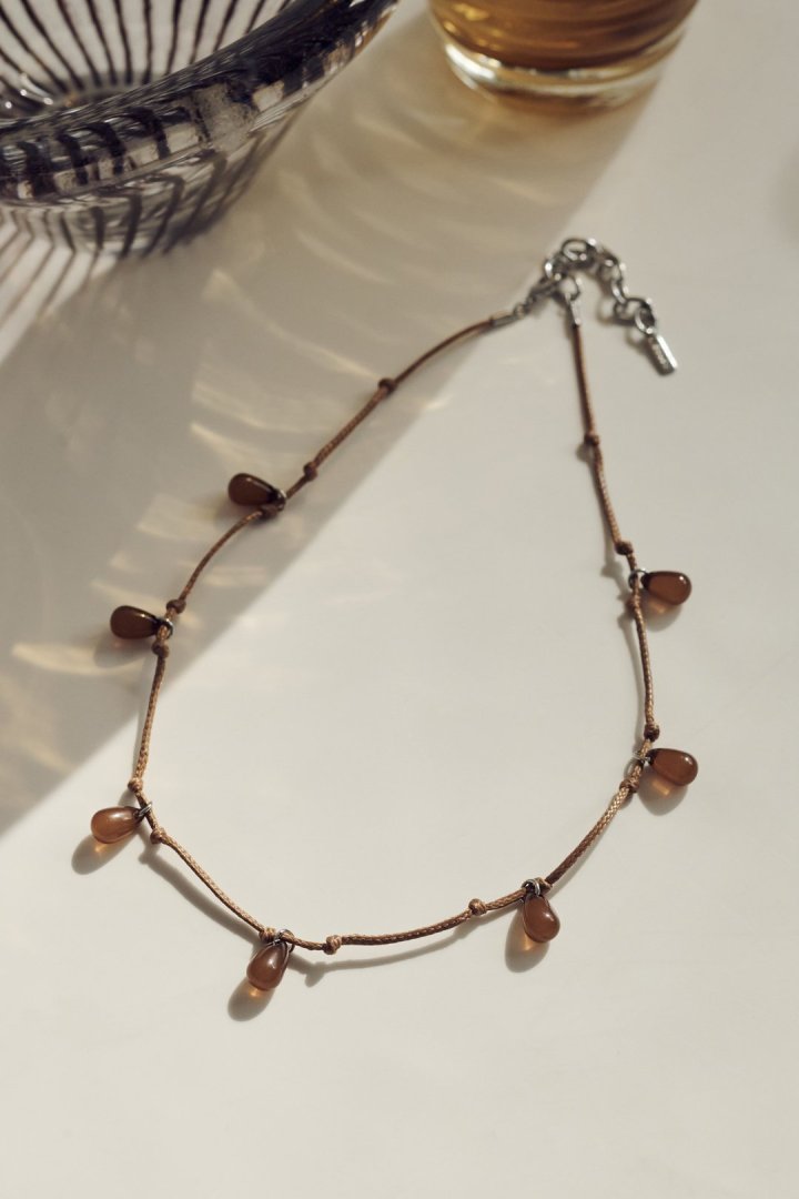 アソートメント ビーズ ストリング ネックレス