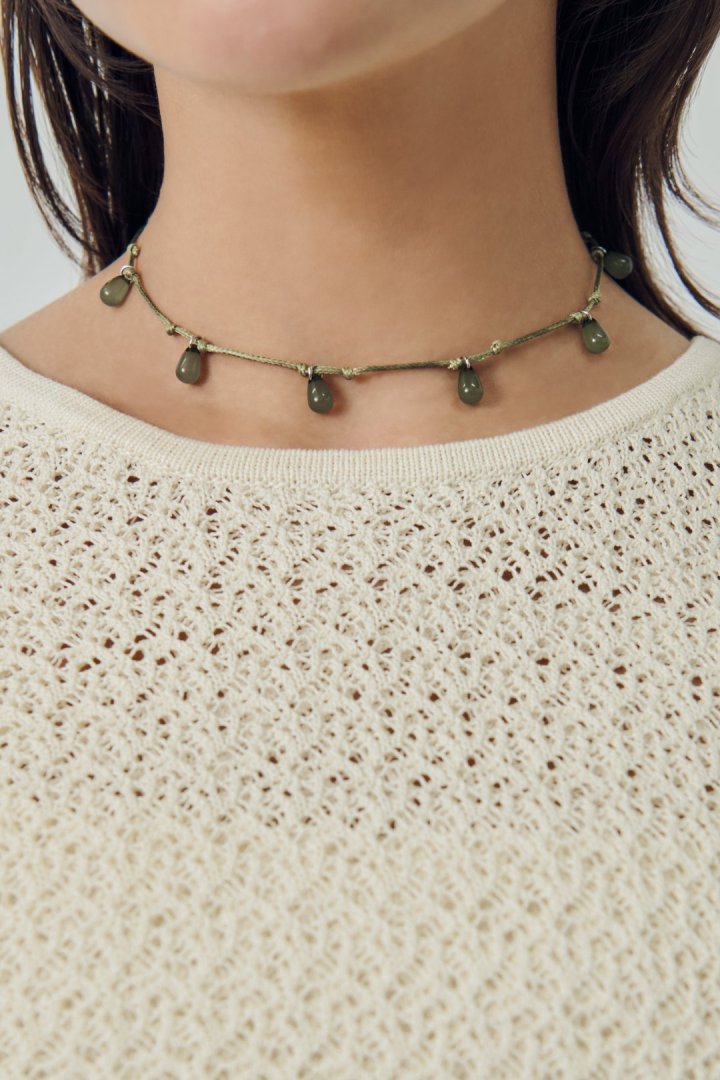 アソートメント ビーズ ストリング ネックレス