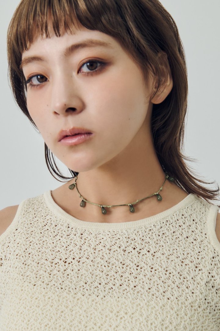 アソートメント ビーズ ストリング ネックレス