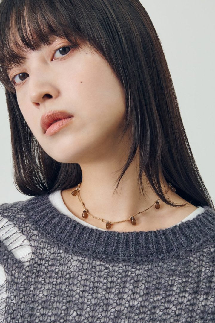 アソートメント ビーズ ストリング ネックレス