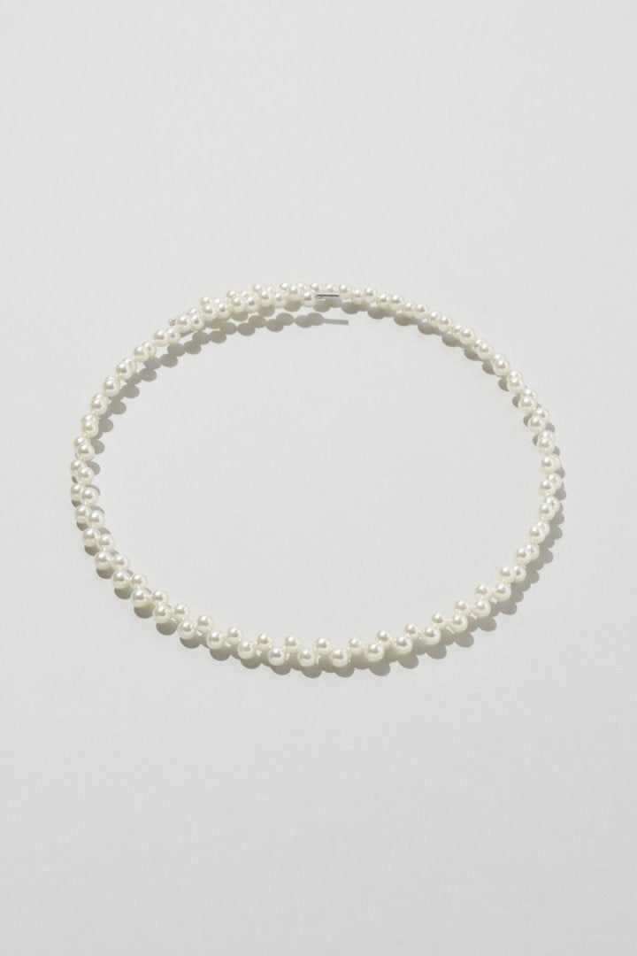 ツイスト バブル ライン ネックカフ