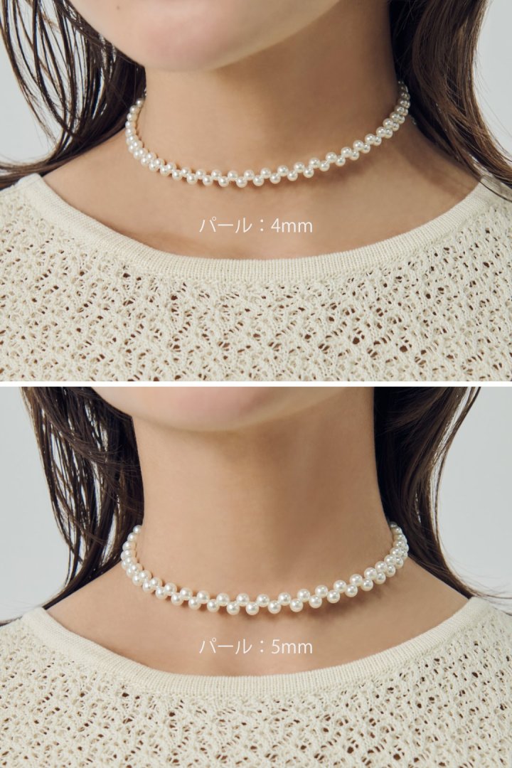 ツイスト バブル ライン ネックカフ