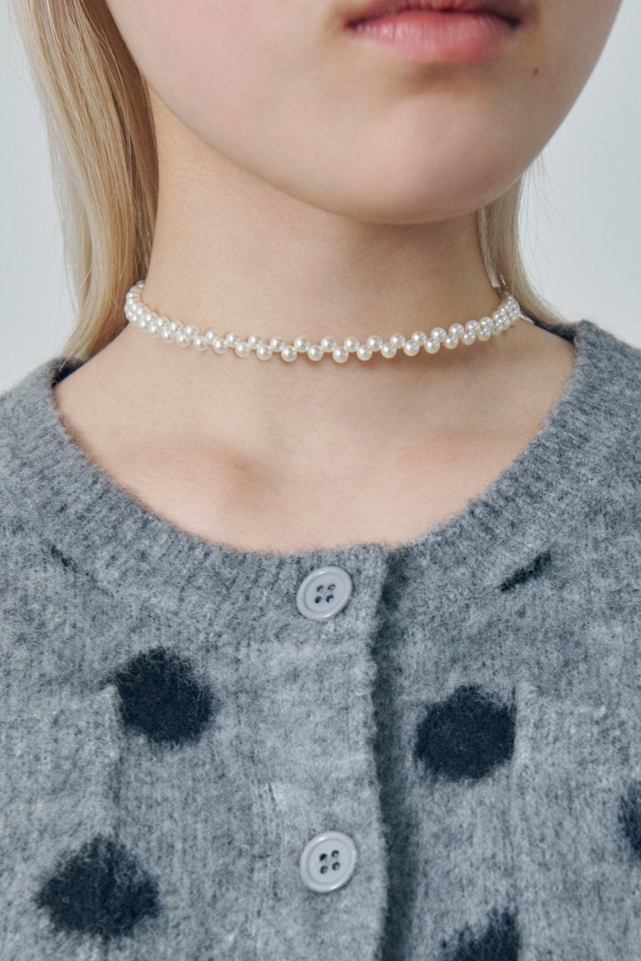 ツイスト バブル ライン ネックカフ