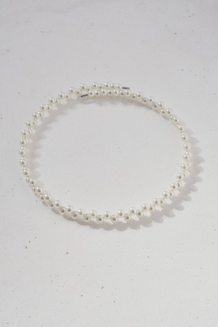 ツイスト バブル ライン ネックカフ