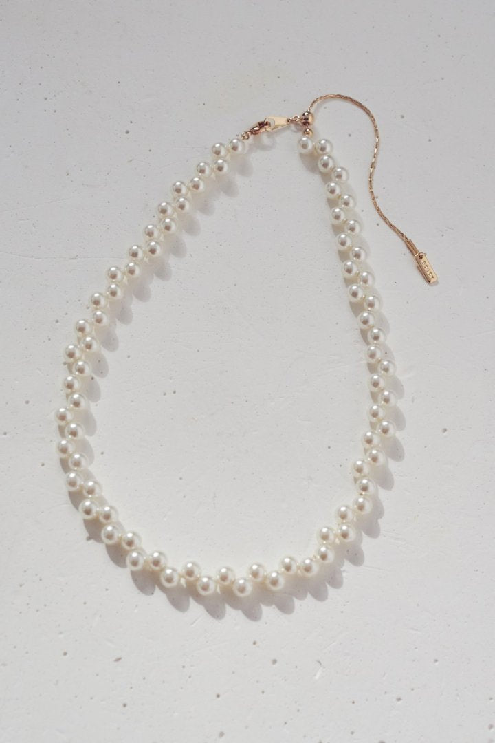 ツイスト バブル ライン ネックレス