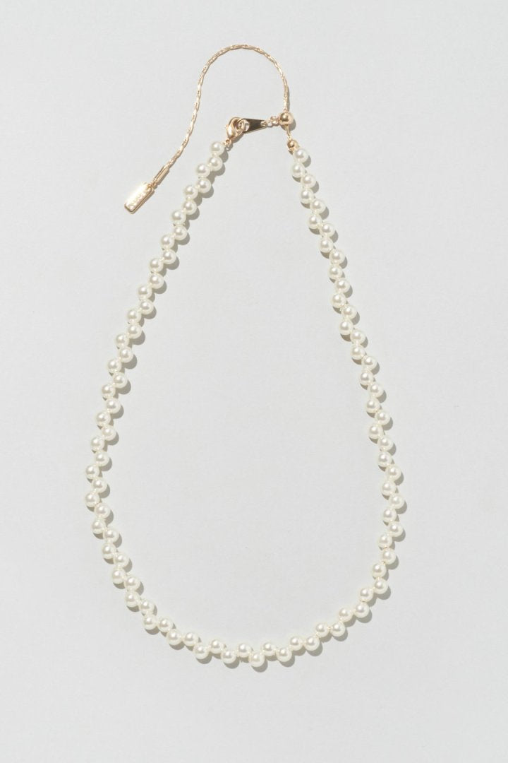 ツイスト バブル ライン ネックレス