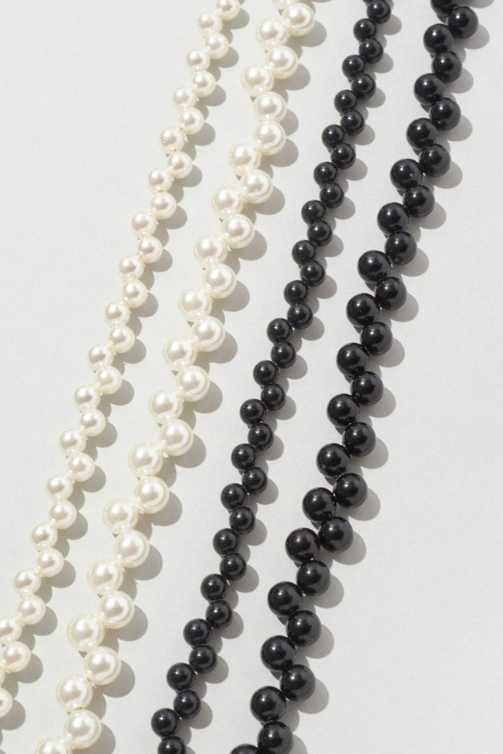 ツイスト バブル ライン ネックレス