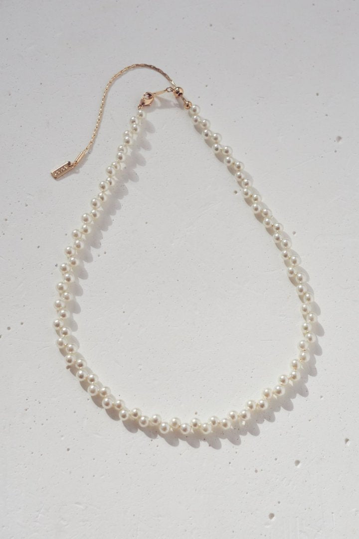 ツイスト バブル ライン ネックレス