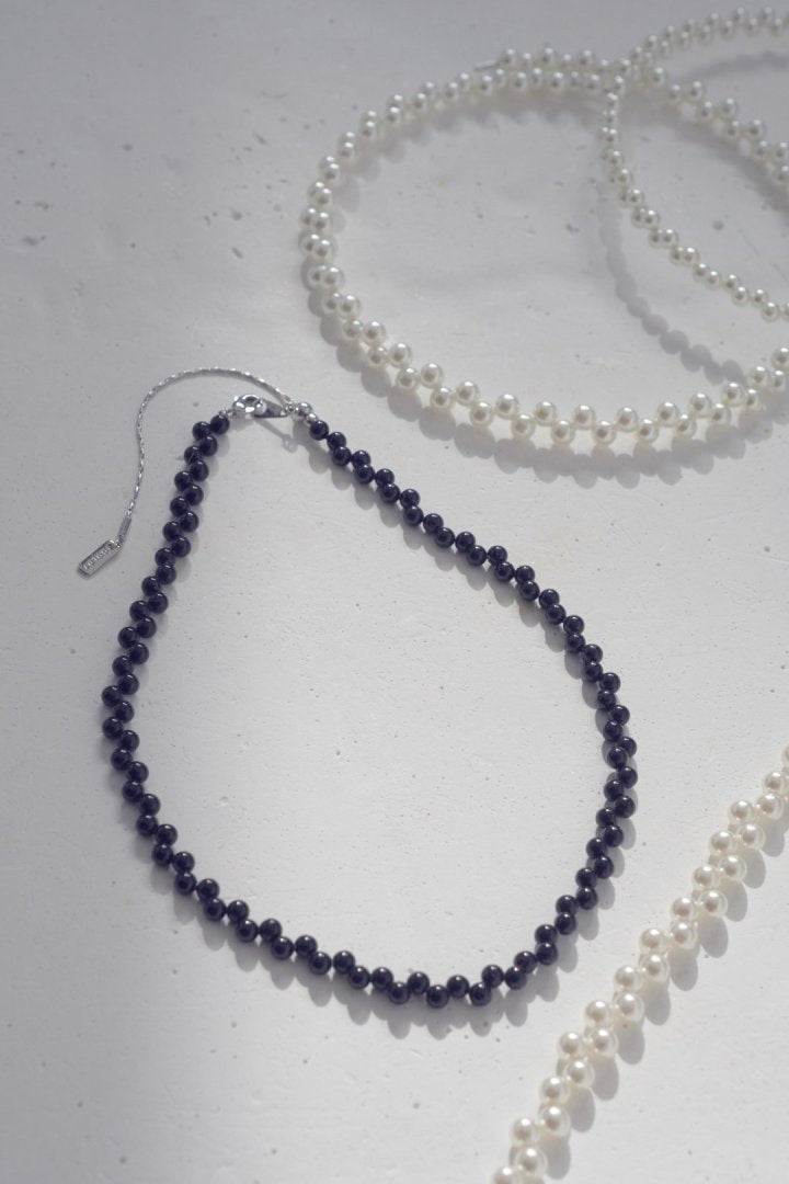 ツイスト バブル ライン ネックレス