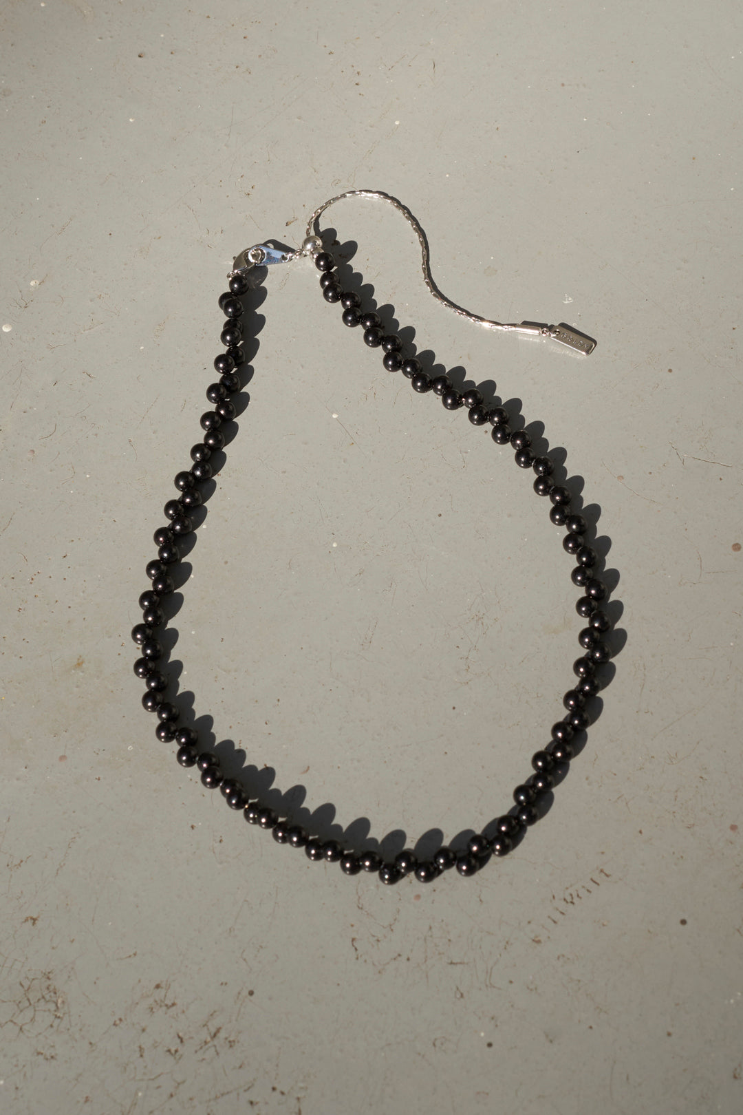 ツイスト バブル ライン ネックレス