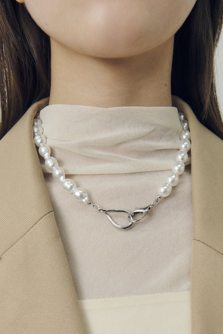 アンイーヴン パール ネックレス
