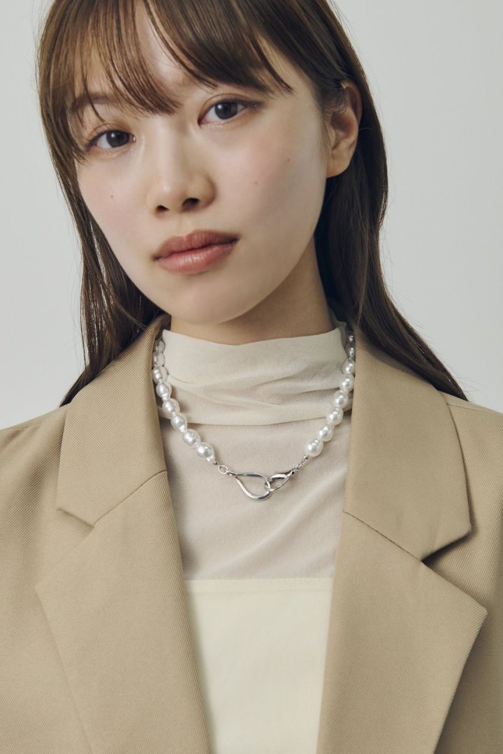アンイーヴン パール ネックレス