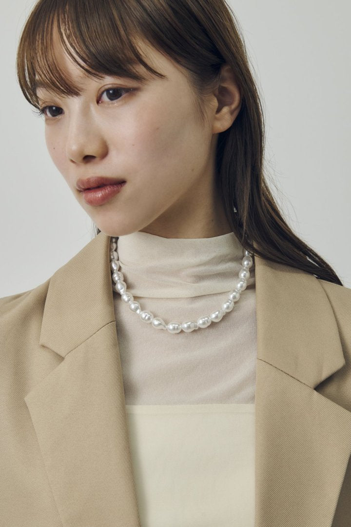 アンイーヴン パール ネックレス