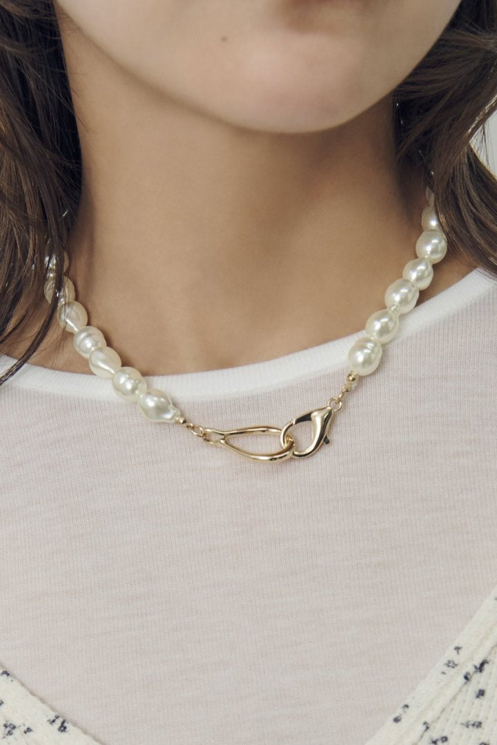アンイーヴン パール ネックレス