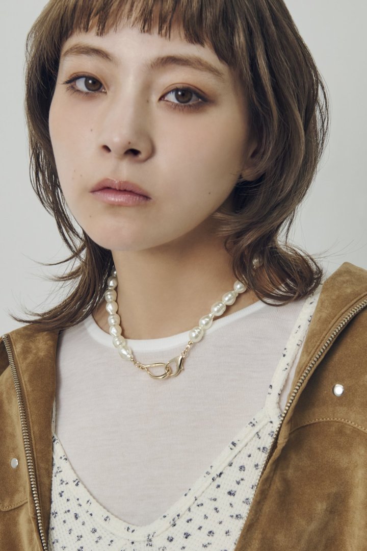 アンイーヴン パール ネックレス