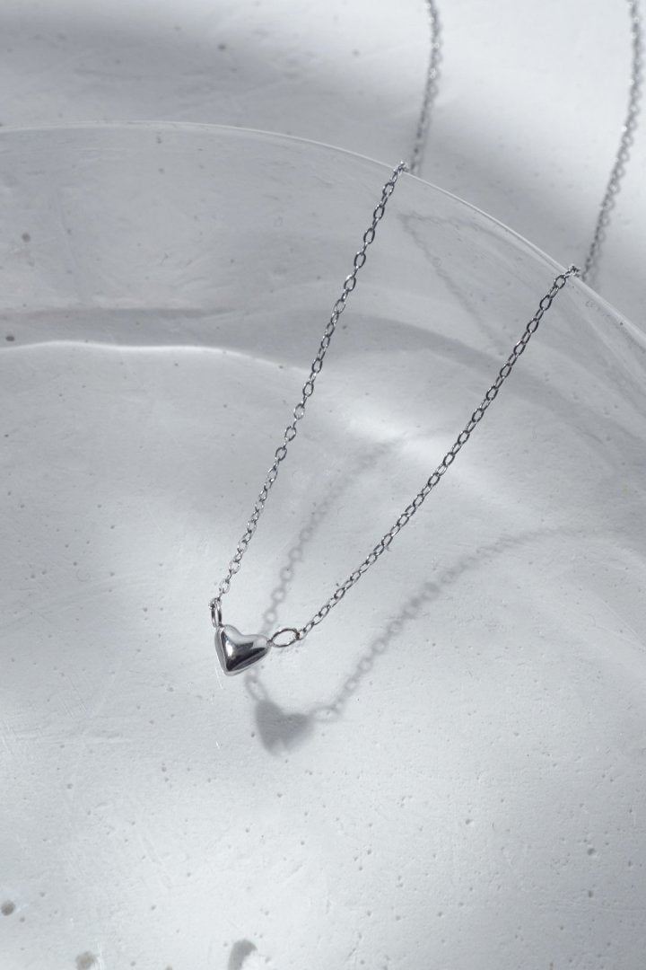 プチ ハート ステンレス ネックレス
