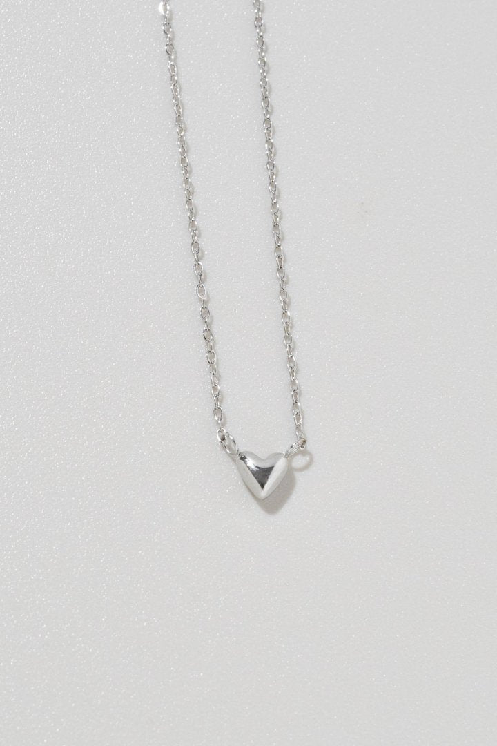 プチ ハート ステンレス ネックレス