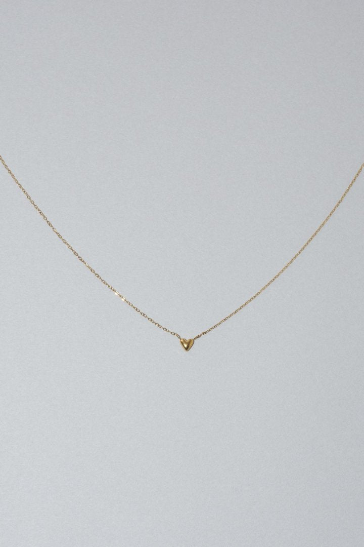 プチ ハート ステンレス ネックレス