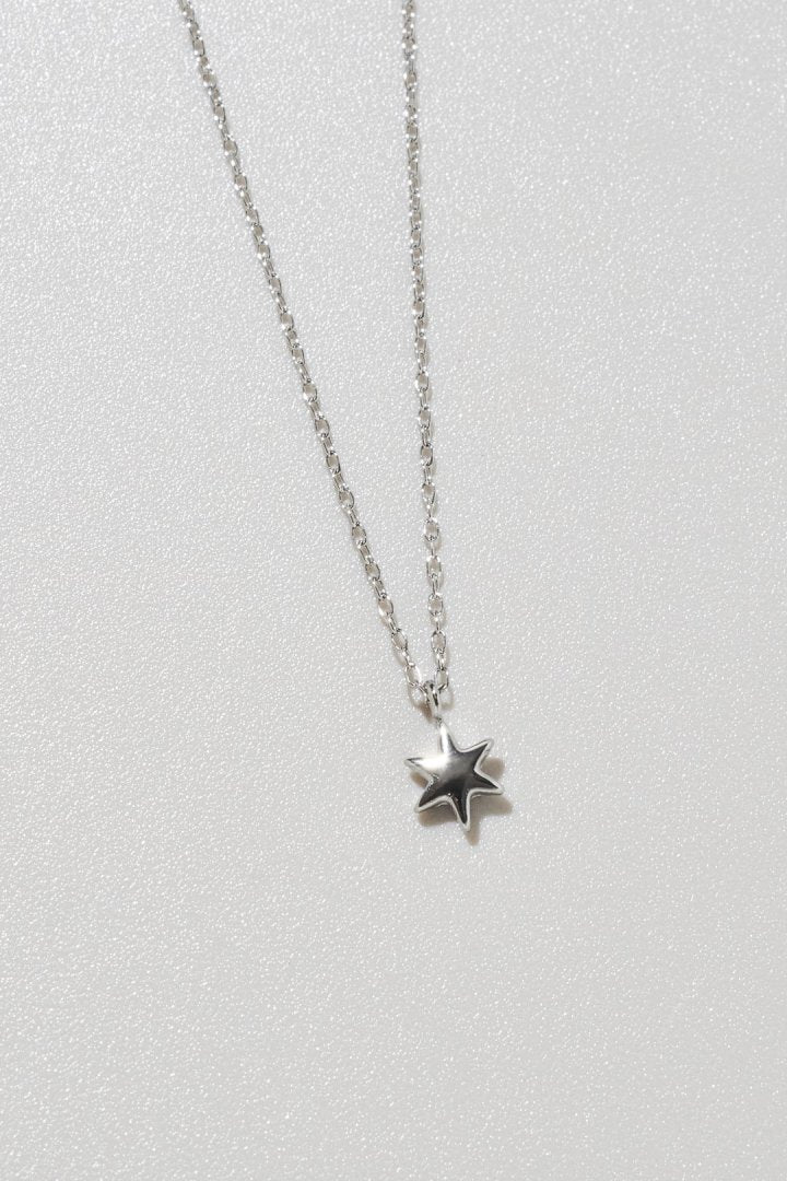 プチ アスタリスク ステンレス ネックレス