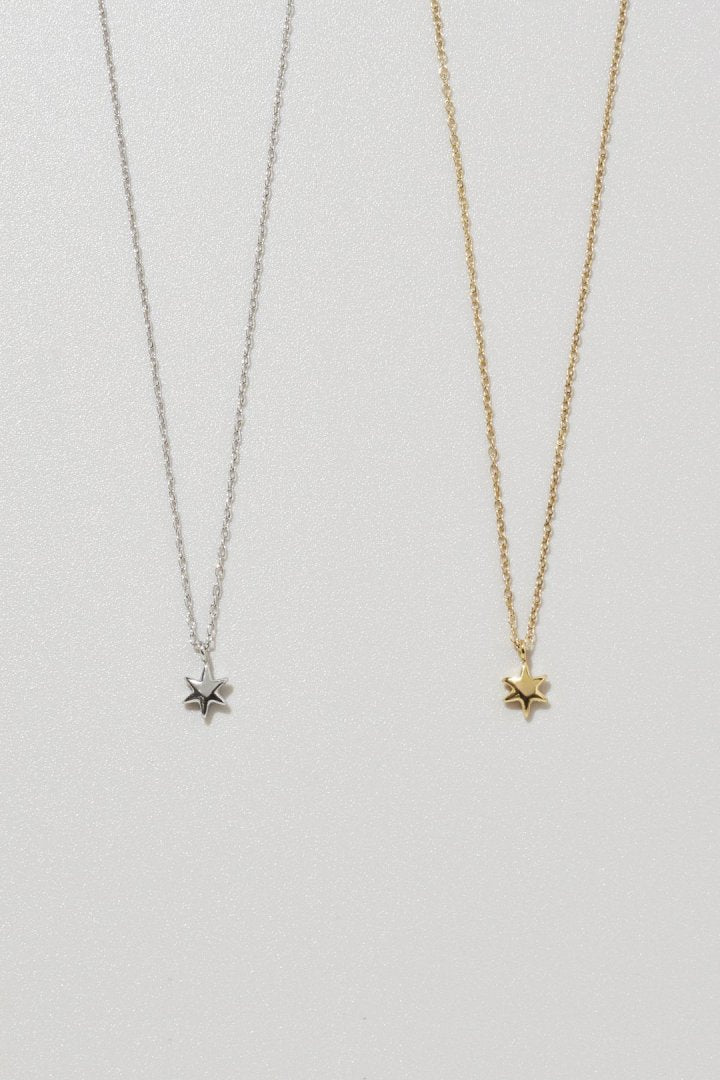 プチ アスタリスク ステンレス ネックレス