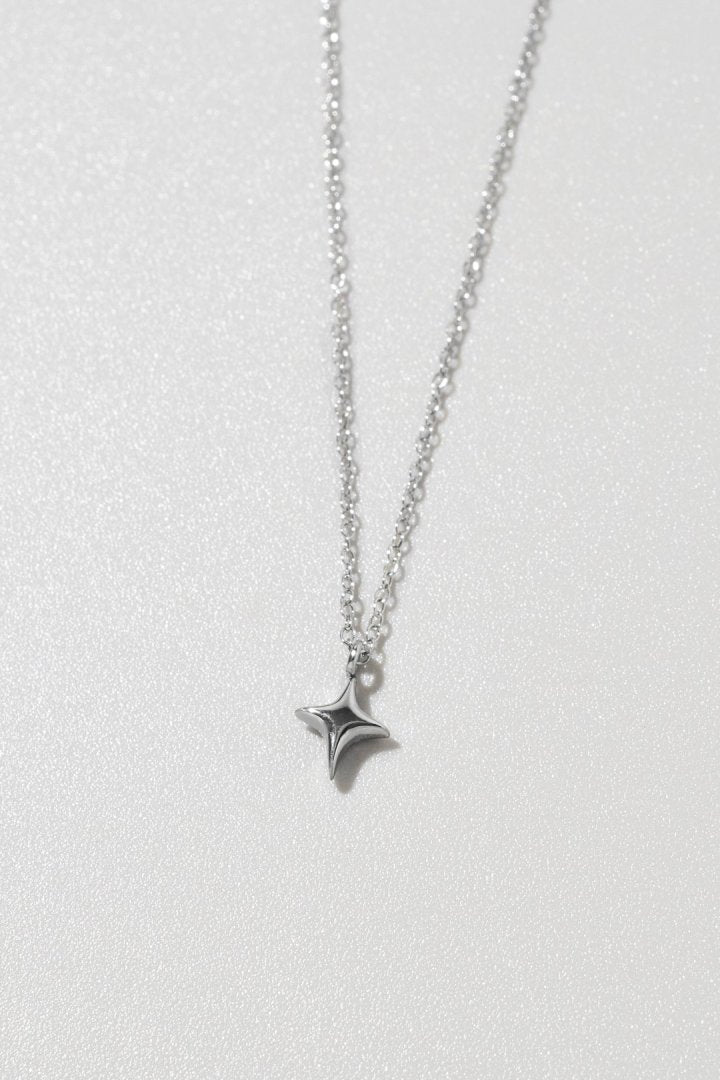 プチ トウィンクル ステンレス ネックレス