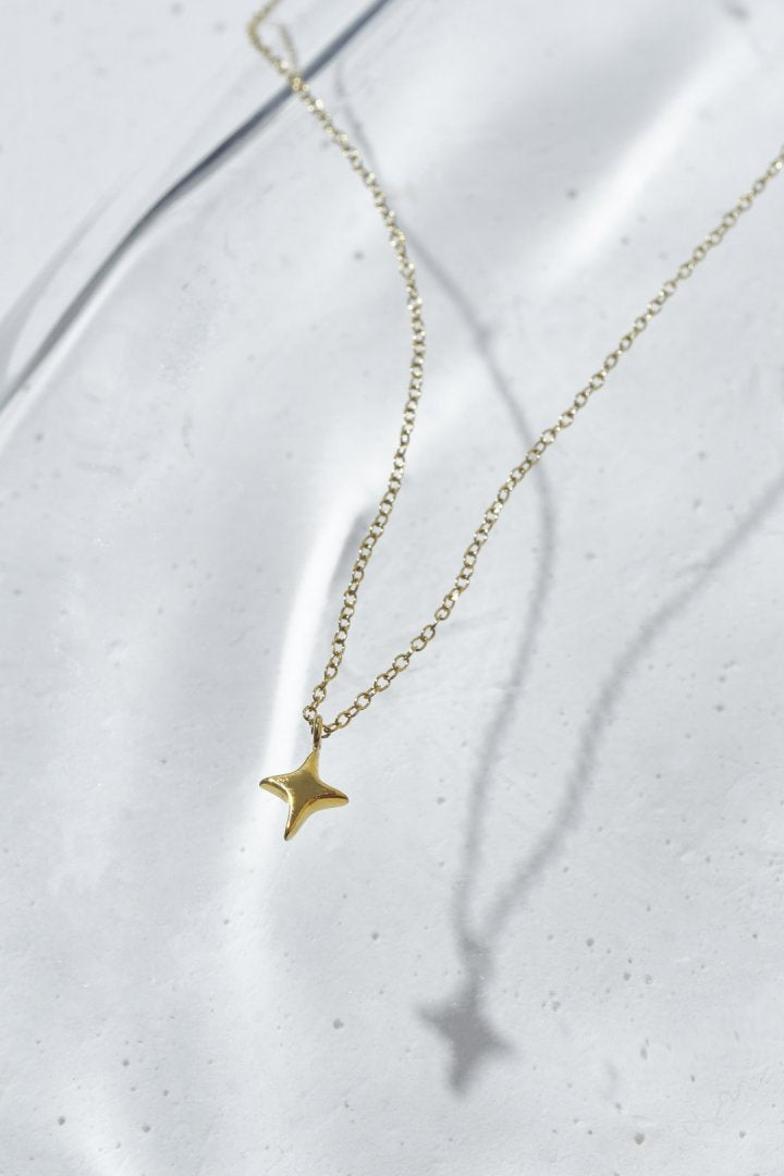 プチ トウィンクル ステンレス ネックレス