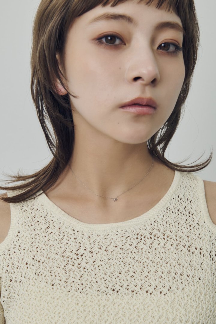 プチ リボン ステンレス ネックレス