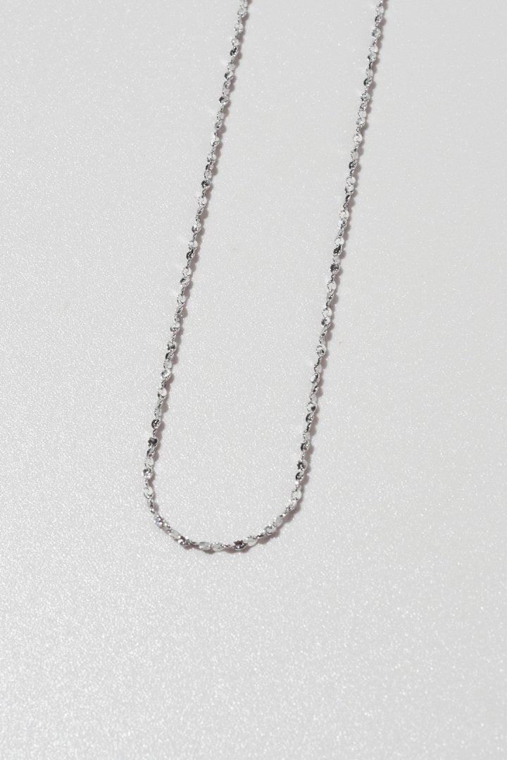 グリッター チェーン ステンレス ネックレス