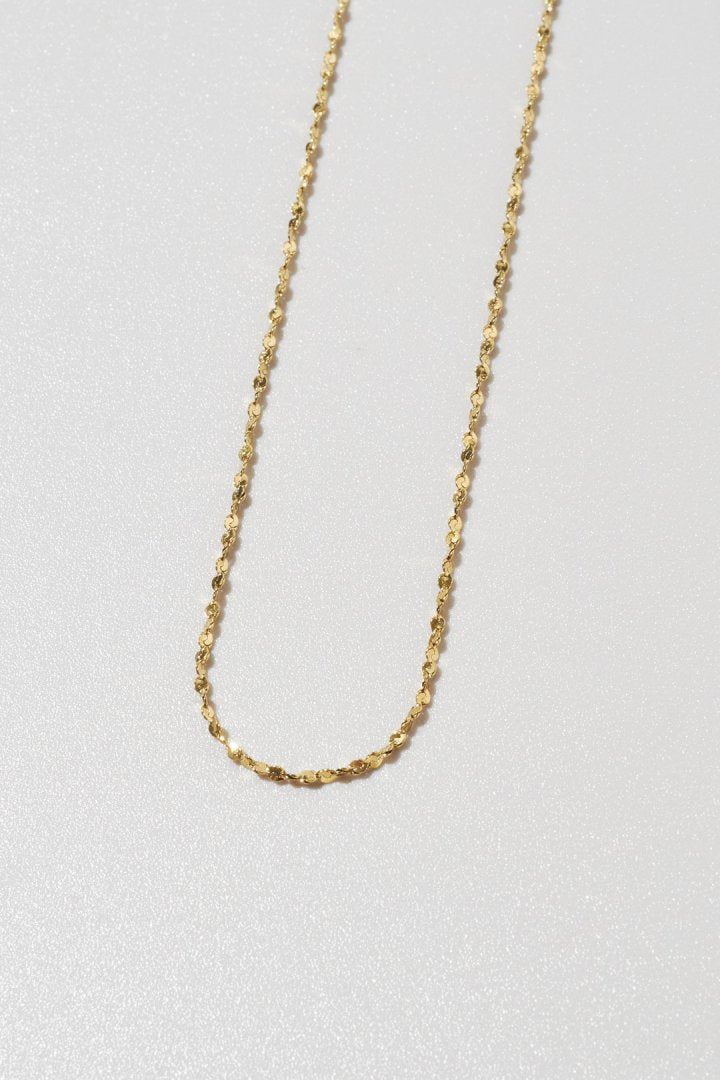 グリッター チェーン ステンレス ネックレス