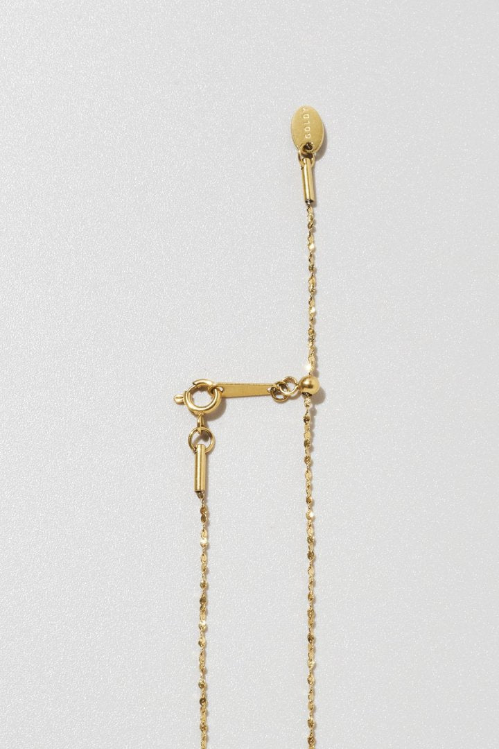 グリッター チェーン ステンレス ネックレス