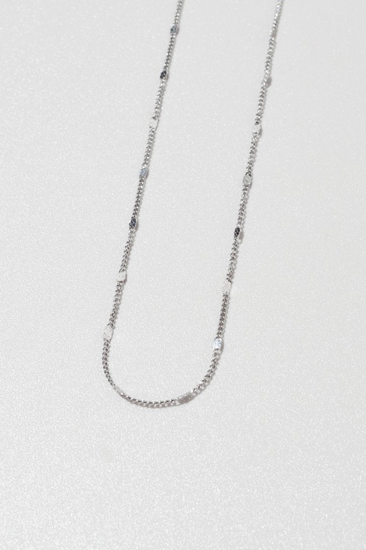 ドット チェーン ステンレス ネックレス