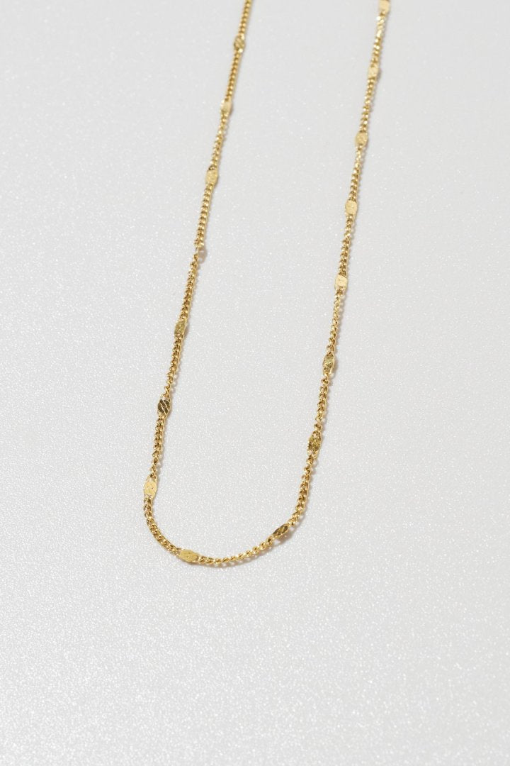 ドット チェーン ステンレス ネックレス