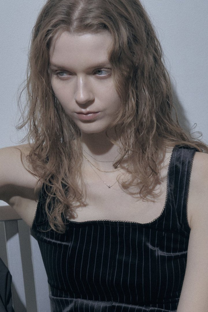 ドット チェーン ステンレス ネックレス