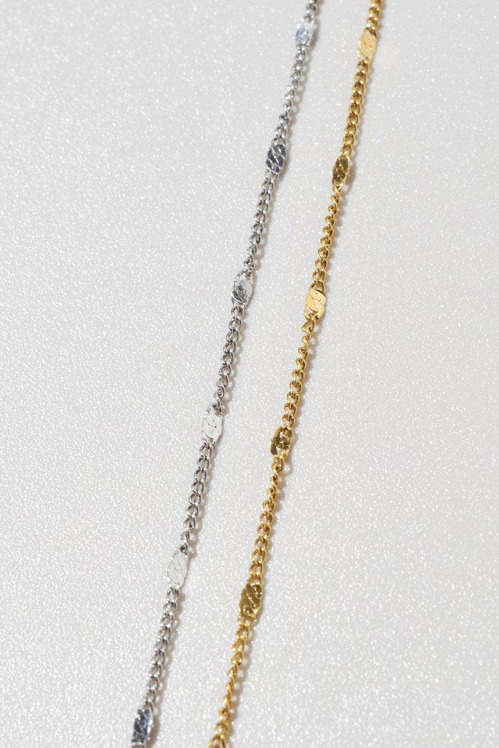 ドット チェーン ステンレス ネックレス