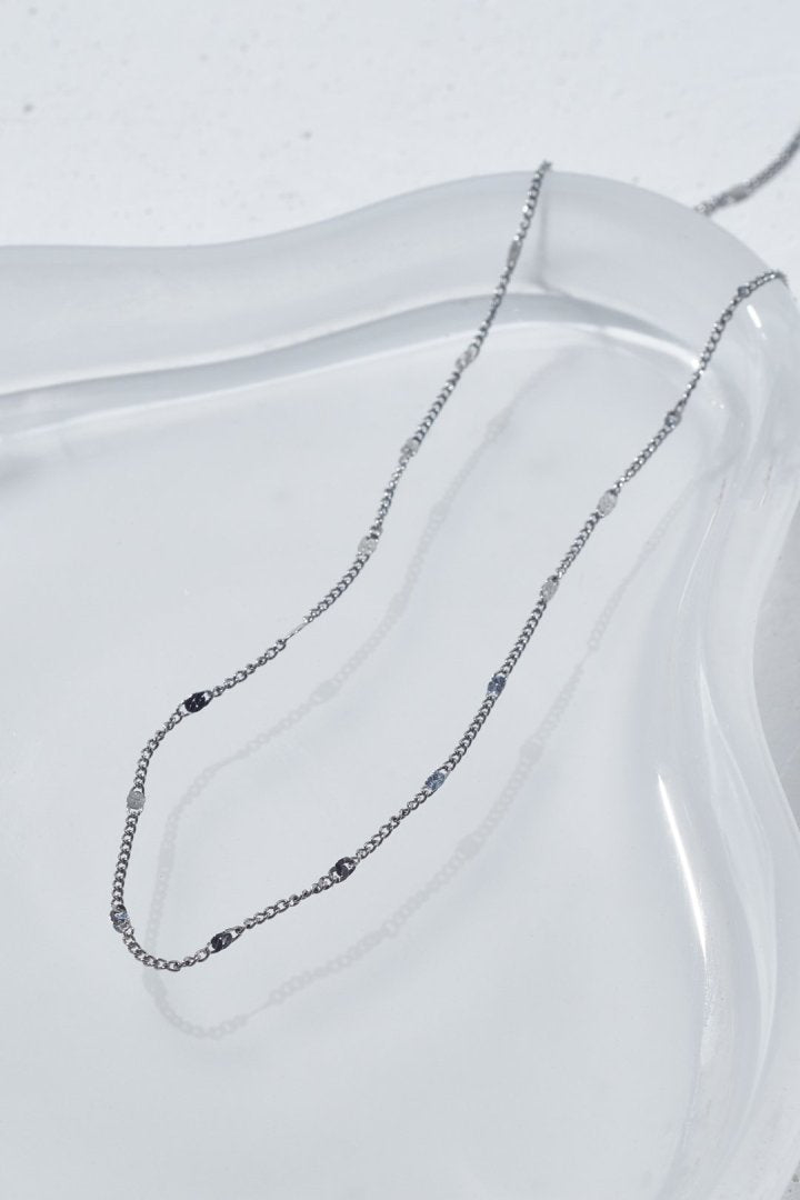 ドット チェーン ステンレス ネックレス